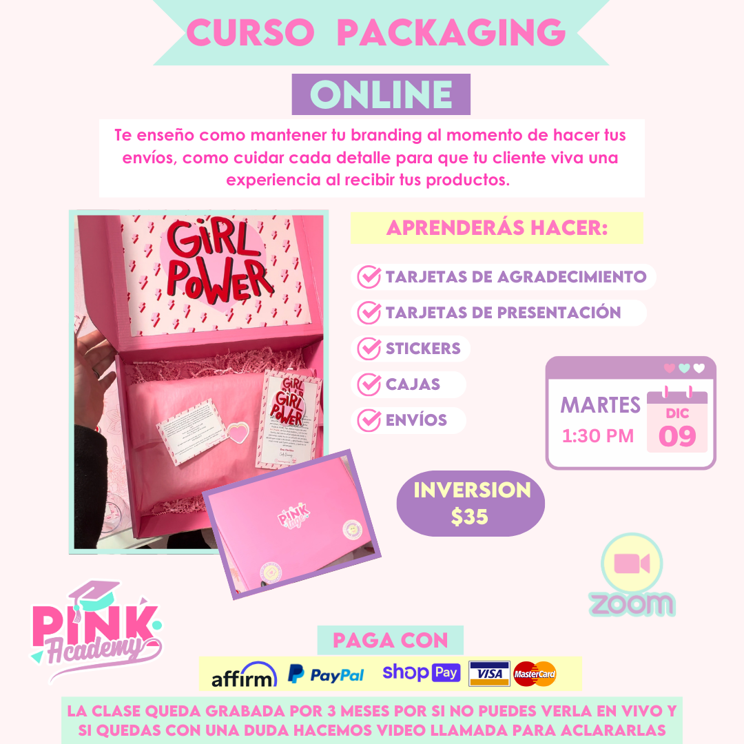 Curso Online Packaging