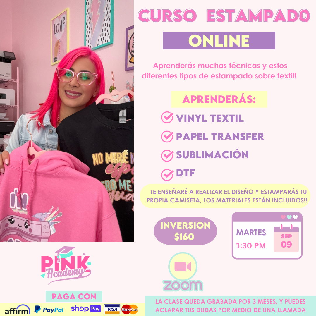 Curso Online de Estampado de Camisetas